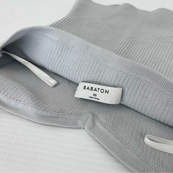 Aritzia Babaton Sculpt Knit Sweetheart Tube Top Blue - Picture 6 of 7